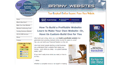 Desktop Screenshot of brainywebsites.com