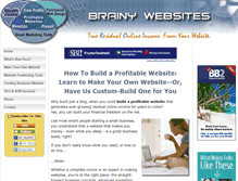 Tablet Screenshot of brainywebsites.com